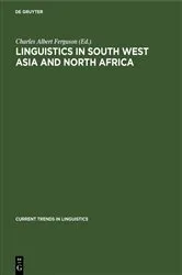 Book cover of Linguistics in South West Asia and North Africa by Charles Albert Ferguson