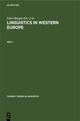 Book cover of Linguistics in Western Europe. Part 1 by Unknown