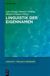 Book cover of Linguistik der Eigennamen by Luise Kempf