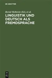 Book cover of Linguistik und Deutsch als Fremdsprache by Unknown