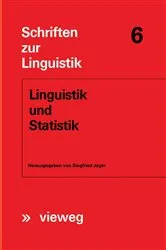 Book cover of Linguistik und Statistik by Siegfried Jäger