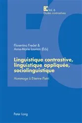Book cover of Linguistique contrastive, linguistique appliquée, sociolinguistique by Anne-Marie Laurian