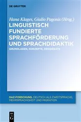 Book cover of Linguistisch fundierte Sprachförderung und Sprachdidaktik by Hana Klages