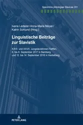 Book cover of Linguistische Beitraege zur Slavistik by Holger Kuße