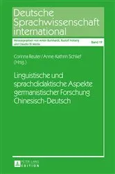 Book cover of Linguistische und sprachdidaktische Aspekte germanistischer Forschung Chinesisch-Deutsch by Rudolf Hoberg