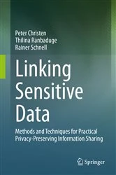 Book cover of Linking Sensitive Data by Peter Christen
