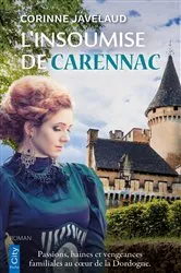 Book cover of L'insoumise de Carennac by Corinne Javelaud