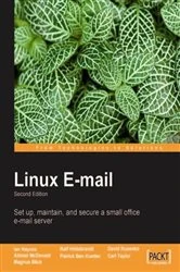 Book cover of Linux Email by Alistair McDonald