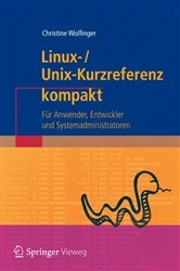 Book cover of Linux-Unix-Kurzreferenz by Christine Wolfinger