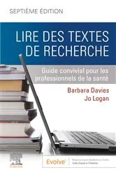 Book cover of Lire des textes de recherche - E-Book (7th ed.) by Davies RN, PhD, FCAHS, Barbara
