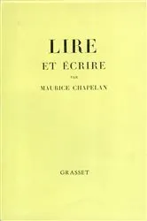 Book cover of Lire et écrire by Maurice Chapelan