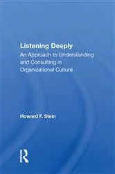 Book cover of Listening Deeply by Howard F Stein