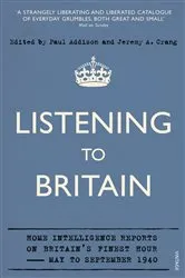 Book cover of Listening to Britain by Jeremy A Crang