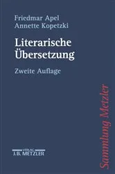 Book cover of Literarische Übersetzung (2nd ed.) by Friedmar Apel