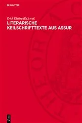Book cover of Literarische Keilschrifttexte aus Assur by Erich Ebeling