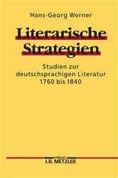 Book cover of Literarische Strategien by Hans-Georg Werner