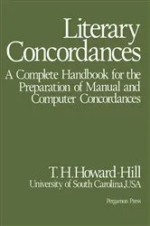 Book cover of Literary Concordances by T. H. Howard-Hill
