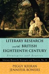 Book cover of Literary Research and the British Eighteenth Century by Peggy Keeran