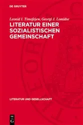 Book cover of Literatur einer sozialistischen Gemeinschaft by Unknown