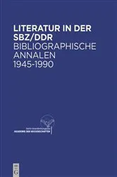 Book cover of Literatur in der SBZ/DDR by Herbert Jacob