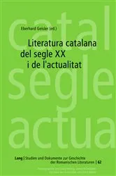 Book cover of Literatura catalana del segle XX i de l’actualitat by Ulrich Winter