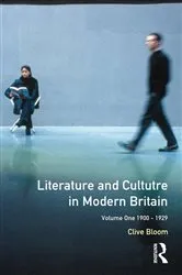 Book cover of Literature and Culture in Modern Britain by Clive Bloom
