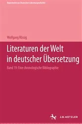 Book cover of Literaturen der Welt in deutscher Übersetzung by Wolfgang Rössig