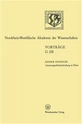Book cover of Literaturgeschichtsschreibung in Nöten. Überlegungen zur Geschichte der englischen Literatur des 20. Jahrhunderts by Unknown