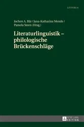 Book cover of Literaturlinguistik – philologische Brueckenschlaege by Jochen A. Bär