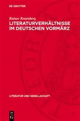 Book cover of Literaturverhältnisse im deutschen Vormärz by Unknown