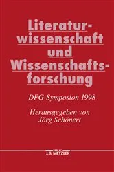 Book cover of Literaturwissenschaft und Wissenschaftsforschung by Jörg Schönert