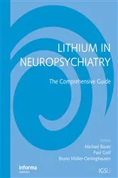 Book cover of Lithium in Neuropsychiatry by Michael Bauer