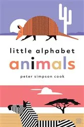 Book cover of little alphabet animals by Cook, Peter, Simpson