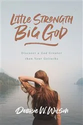 Book cover of Little Strength, Big God by Debbie W. Wilson