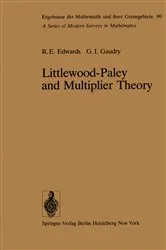 Book cover of Littlewood-Paley and Multiplier Theory by R. E. Edwards