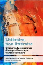 Book cover of Littéraire, non littéraire by Isabelle Collombat
