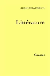 Book cover of Littérature by Jean Giraudoux
