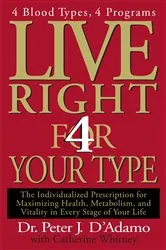 Book cover of Live Right 4 Your Type by Peter J. D'Adamo