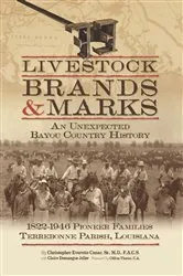 Book cover of Livestock Brands and Marks by Christopher Everette Cenac
