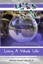 Book cover of Living A Whole Life by ONEDIA NICOLE GAGE