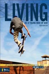 Book cover of Living as a Young Man of God by Unknown