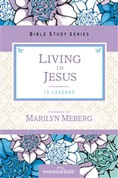 Book cover of Living in Jesus by Unknown