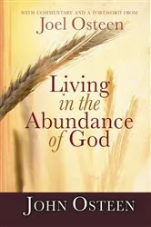 Book cover of Living in the Abundance of God by Joel Osteen