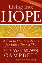 Book cover of Living into Hope by Unknown