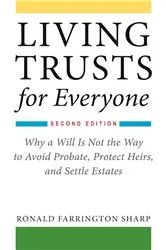 Book cover of Living Trusts for Everyone by Ronald Farrington Sharp
