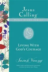 Book cover of Living with God's Courage by Sarah Young