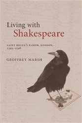 Book cover of Living with Shakespeare by Geoffrey Marsh