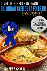 Book cover of Livre de recettes gagnant du ruban bleu du comté by Amber Richards
