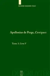 Book cover of Livre V. Commentaire historique et mathématique, édition et traduction du texte arabe by Roshdi Rashed