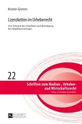 Book cover of Lizenzketten im Urheberrecht by Georgios Gounalakis